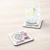ビューティフル詩篇91フローラ飲料用コースター コースター (右側)