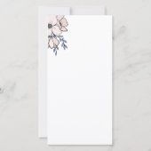 ビューティフル赤面&ブ結婚ルーフラワーズサンキュー サンキューカード (裏面)