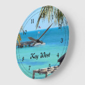 ビューティフル鍵ウェスト ラージ壁時計 (傾斜)