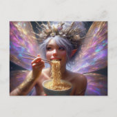 ビューティフル食べフェアリーの麺 ポストカード (正面)