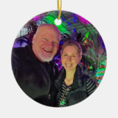 ビューティフル&シンプルフォトクリトマスツリーオーナメント セラミックオーナメント (正面)