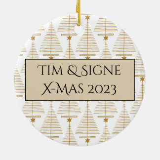 ビューティフル&シンプルフォトクリトマスツリーオーナメント セラミックオーナメント