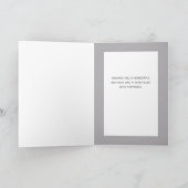 ビューティフル·シーニックマウンテンメンズ誕生日カード カード (内部)