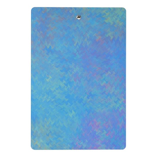 ビューティブルアートブルーマーリング紙ルック ミニクリップボード (裏面)