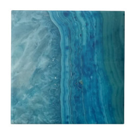 ビューティブルモダンブルーアゲート タイル