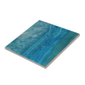 ビューティブルモダンブルーアゲート タイル (側面)