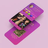 ビューティモダンシャン美学ピンク金ゴールドインスタグラム 名刺