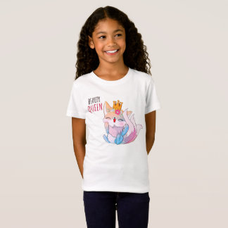 ビューティークイーン 高級感のあるエレガントなデザイン | ビューティーページェント Tシャツ