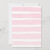 ビューティースパデイ ピンクパーティー招待状 招待状 (裏面)