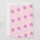 ビューティースパ バースデーパーティー リラックス ご褒美 フェイス 招待 招待状 (裏面)