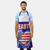 ビューティー エプロン (着用した状態)