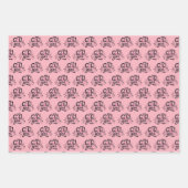 ビューティー メイク コスメ ラッピングペーパー 3枚セット ラッピングペーパーシート (正面2)