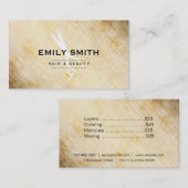 ビューティー | ヴィンテージ（価格カード） 名刺 (正面/裏面)