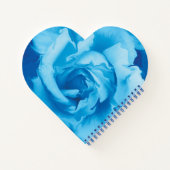 ビューテモダンィブルブルーバラデザイン ノートブック (裏面)