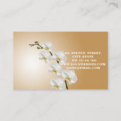 ビューテ素晴らしィフルパーフェクトオーキッド 名刺 (裏面)