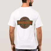 ビュートの家紋およびTargeの一族スチュワート Tシャツ (裏面)