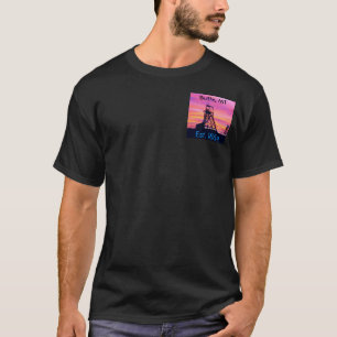 ビュートアメリカ! 前部及び背部 Tシャツ