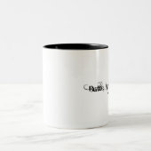 ビュート、アメリカ2はコーヒー・マグにある調子を与えました ツートーンマグカップ (中央)