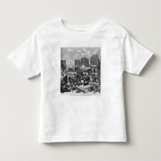 ビュートdesムーランから移っている住民 トドラーTシャツ (正面)