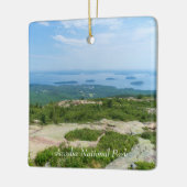 ビューバーハーバーカディラックマウンテン セラミックオーナメント (左)