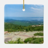 ビューバーハーバーカディラックマウンテン セラミックオーナメント (裏面)