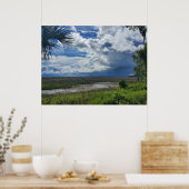 ビューフォートサウスカロライナ夏の雷雨 ポスター (キッチン)