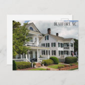 ビューフォートノースカロライナ歴史住宅旅行 ポストカード (正面/裏面)