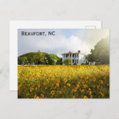 ビューフォートノースカロライナ歴史家トラベル ポストカード (正面/裏面)