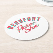 ビューフォート写真ショーコースター ラウンドペーパーコースター (アングル)