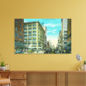 ビューブロードウェイと7コーナー キャンバスプリント (インサイチュ (リビング))