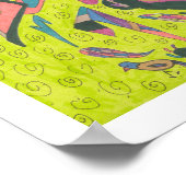 ビューホールド、オリジナル抽象芸術12x16 ポスター (角)