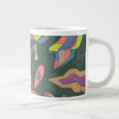 ビューホールド、オリジナル抽象芸術 ジャンボコーヒーマグカップ (右)