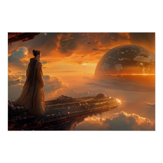 ビューポート宇宙飛行士 ポスター (正面)