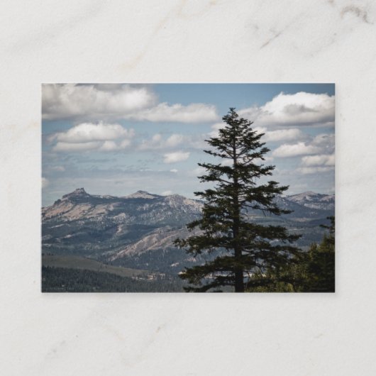 ビューミニプリント付きシート 名刺 (正面)