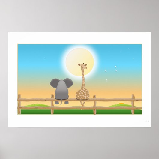 ビュー付きフェンス ポスター (正面)