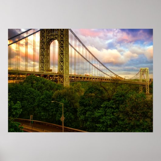 ビュー南 – マンハッタンから西 ポスター (正面)