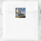 ビュー宇宙シャトルアトランティスのローンチパッド39A スクエアシール (バッグ)