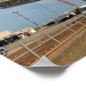 ビュー宇宙シャトルアトランティスのローンチパッド39A ポスター (角)