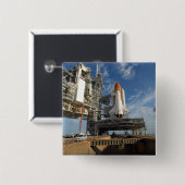 ビュー宇宙シャトルアトランティスのローンチパッド39A 缶バッジ (正面&裏面)