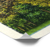 ビュー山チョコルアと湖 ポスター (角)