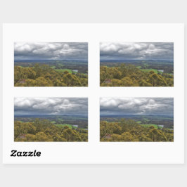 ビュー山Buninyong Stickers 長方形シール