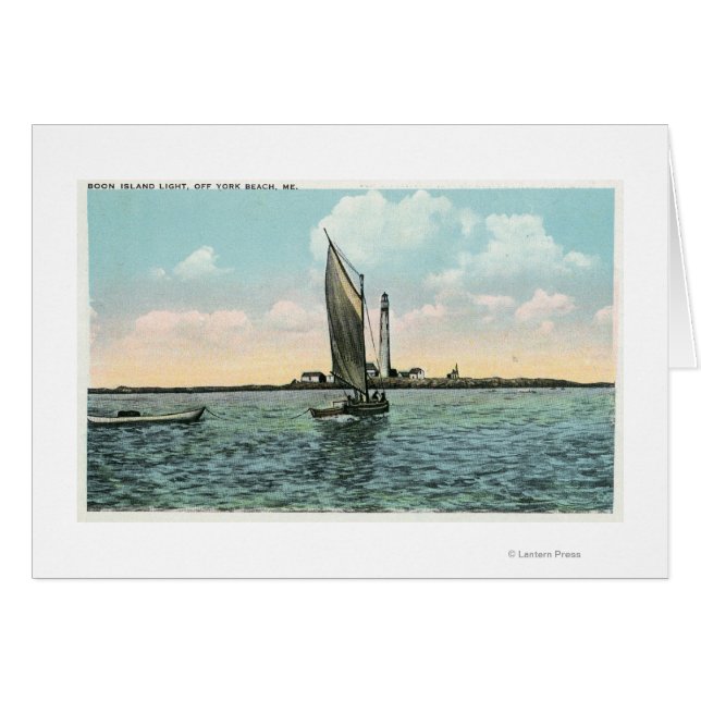 ビュー・オブ・ザ・ブーン・アイランド・ライトハウスオフ・ヨーク (正面横)