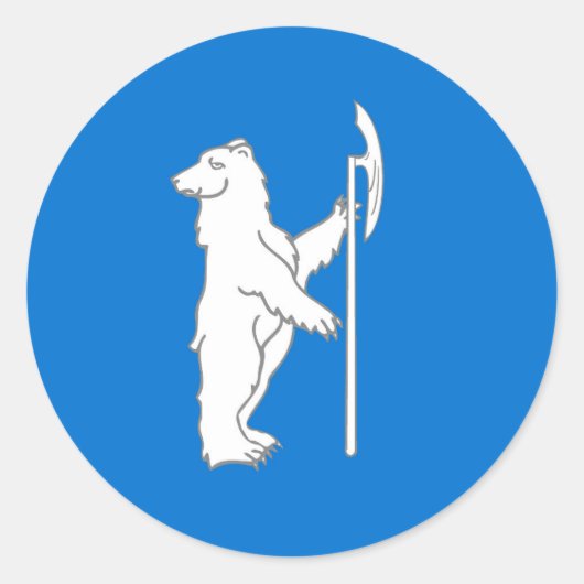 ビョルスボルグ民衆バッジのバロニー ラウンドシール (正面)