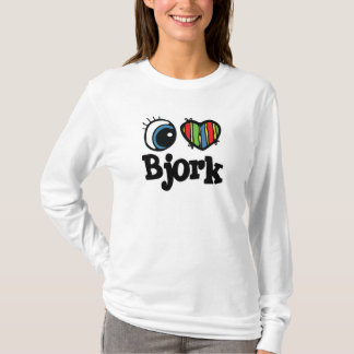 ビョークを愛してやまない Tシャツ