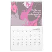 ビヨンドザキャンバスオリジナル抽象芸術アート カレンダー (1月 2026)