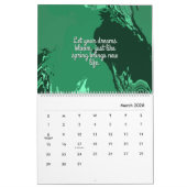 ビヨンドザキャンバスオリジナル抽象芸術アート カレンダー (3月 2026)