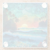 ビヨンドブルースシースケープ ガラスコースター (裏面)