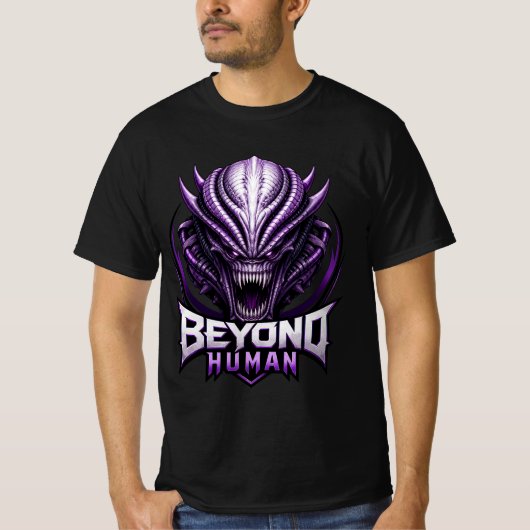 ビヨンド ヒューマン ロゴ Tシャツ (正面)