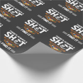 ビラおもしろいード引用文エイトボールショット ラッピングペーパー (角)