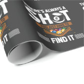 ビラおもしろいード引用文エイトボールショット ラッピングペーパー (ロールコーナー)